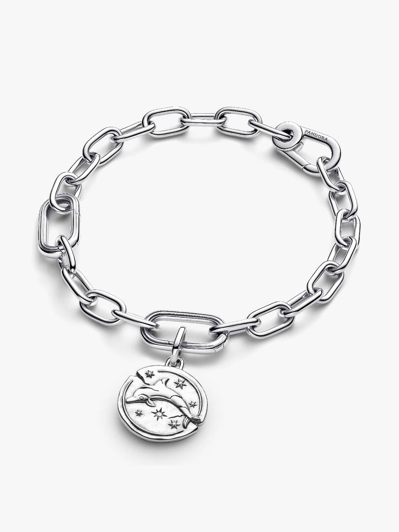 Charm Pandora - Medallion Delfino "Audaces Fortuna Iuvat"