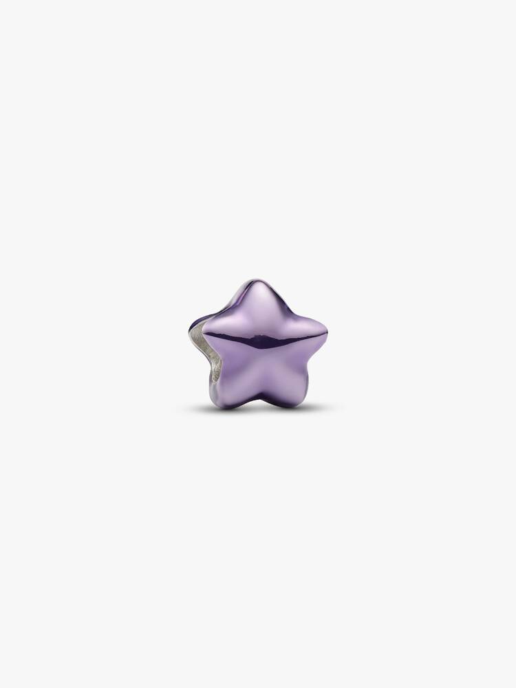 Mini Charm Pandora - Stella effetto metallico viola