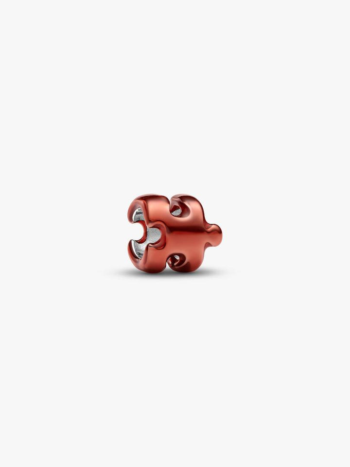 Mini Charm Pandora - Puzzle effetto metallico arancione