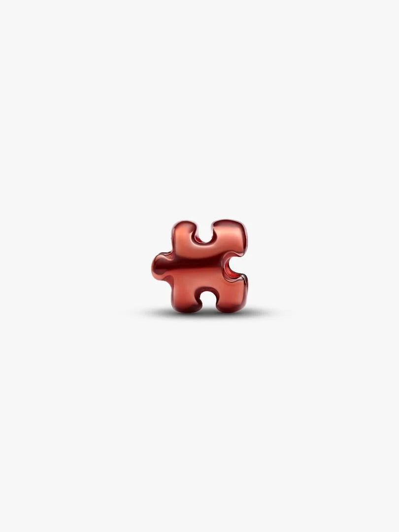 Mini Charm Pandora - Puzzle effetto metallico arancione