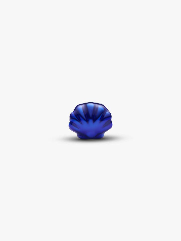Mini Charm Pandora - Conchiglia effetto metallico blu