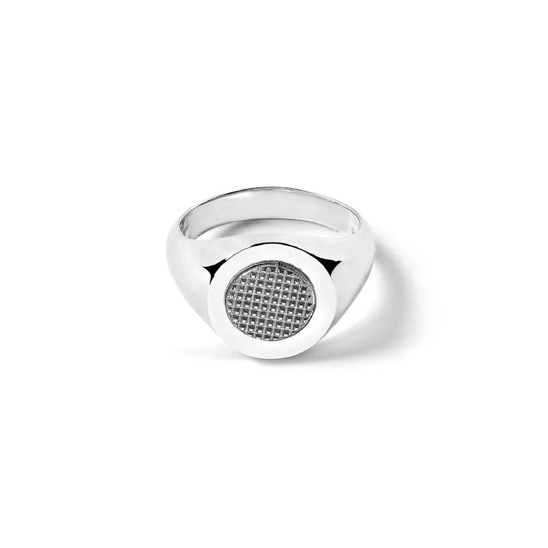 Anello Comete - Argento Lucido e Brunito