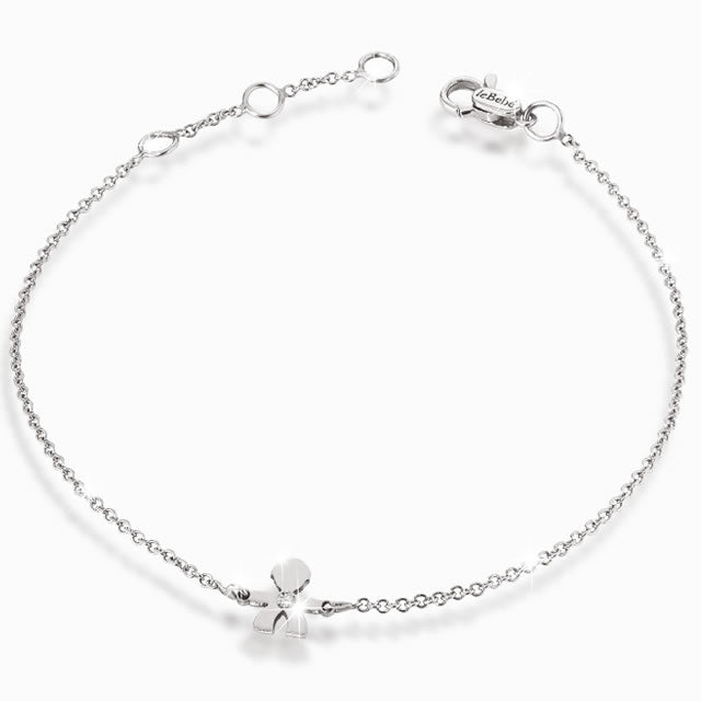 Bracciale leBebé - Le Briciole in Oro bianco Diamante