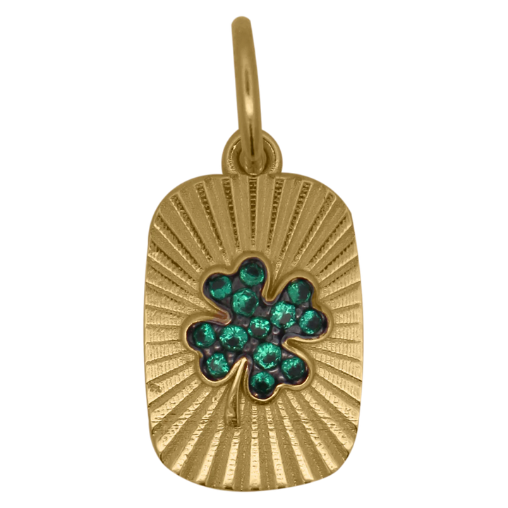Charm Rue Des Mille - Medaglia Edge Quadrifoglio