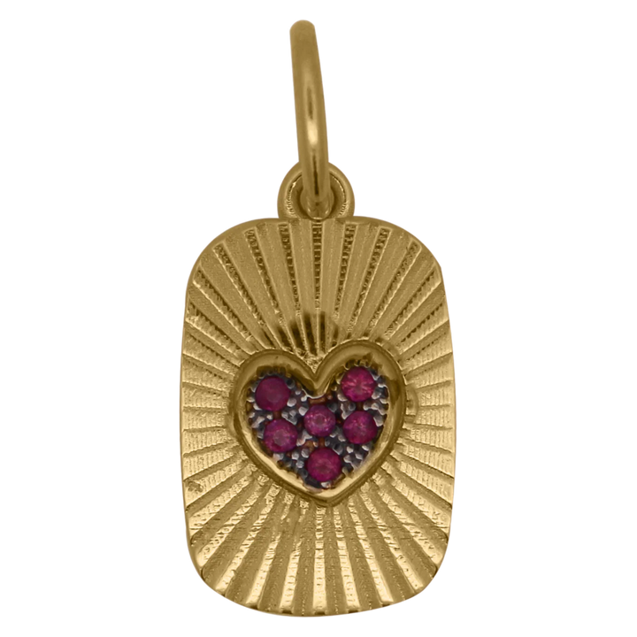 Charm Rue Des Mille - Medaglia Edge Cuore