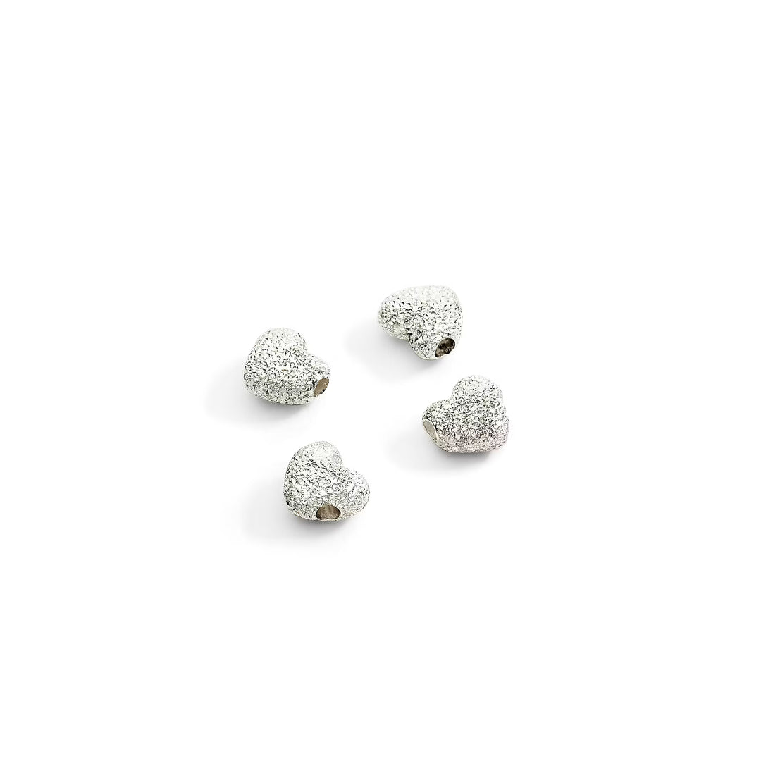 Componenti DoDo - Cuore Argento Diamantato
