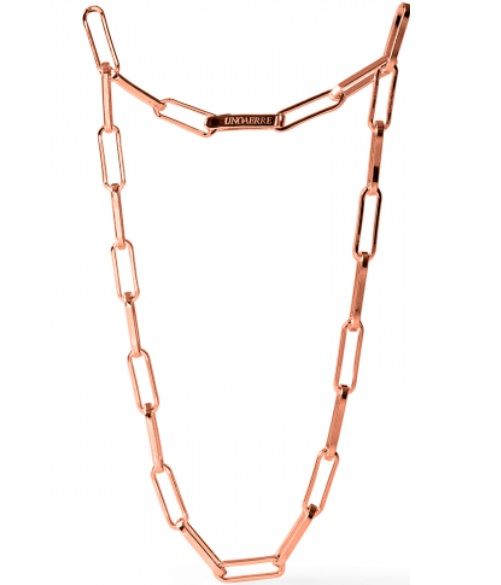 Collana Unoaerre - Paperclip in Bronzo Dorato