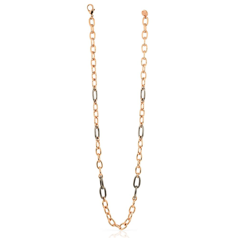 Collana Unoaerre - Lunga in bronzo bicolore