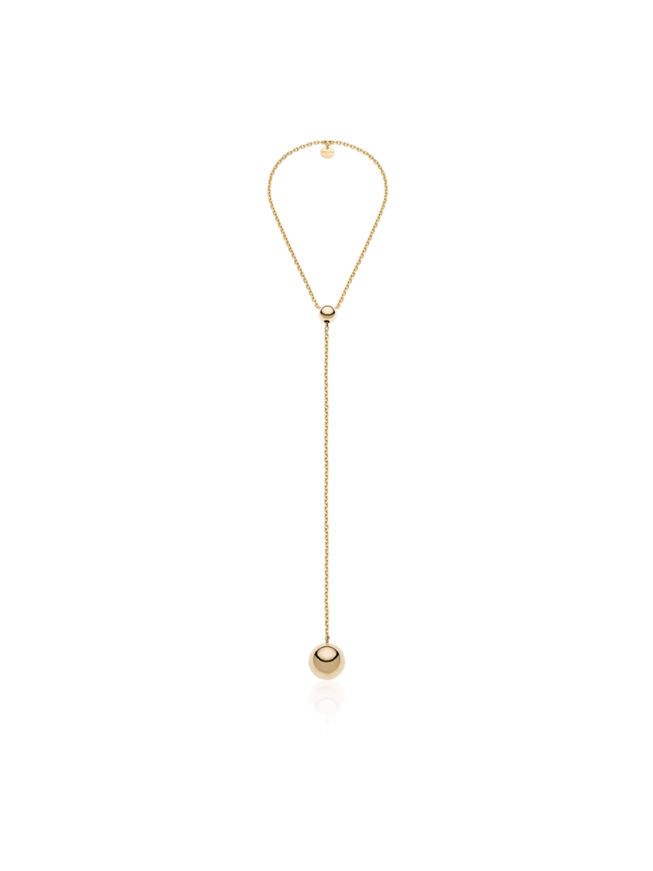 Collana Unoaerre - Dorata con sfera