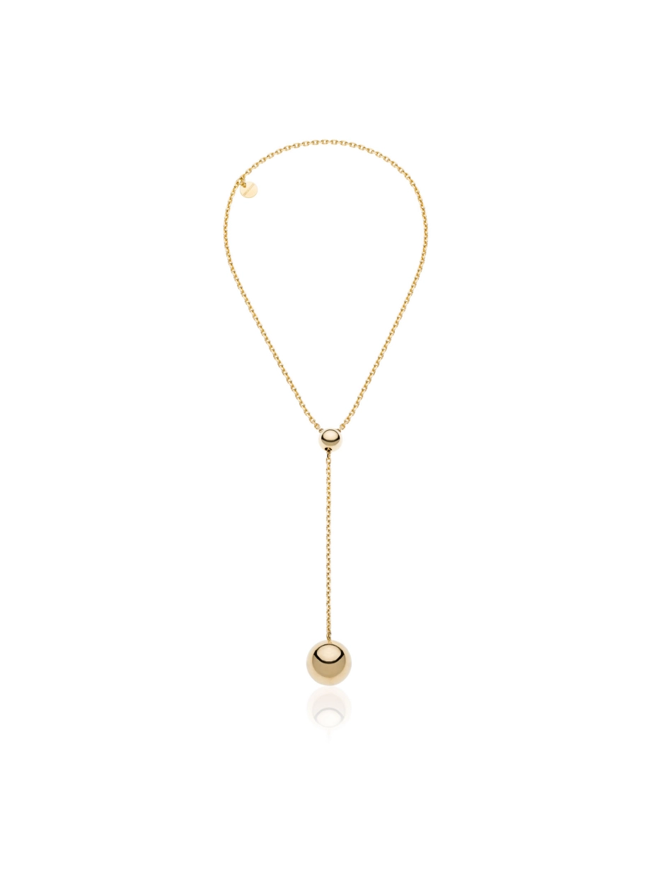 Collana Unoaerre - Dorata con sfera