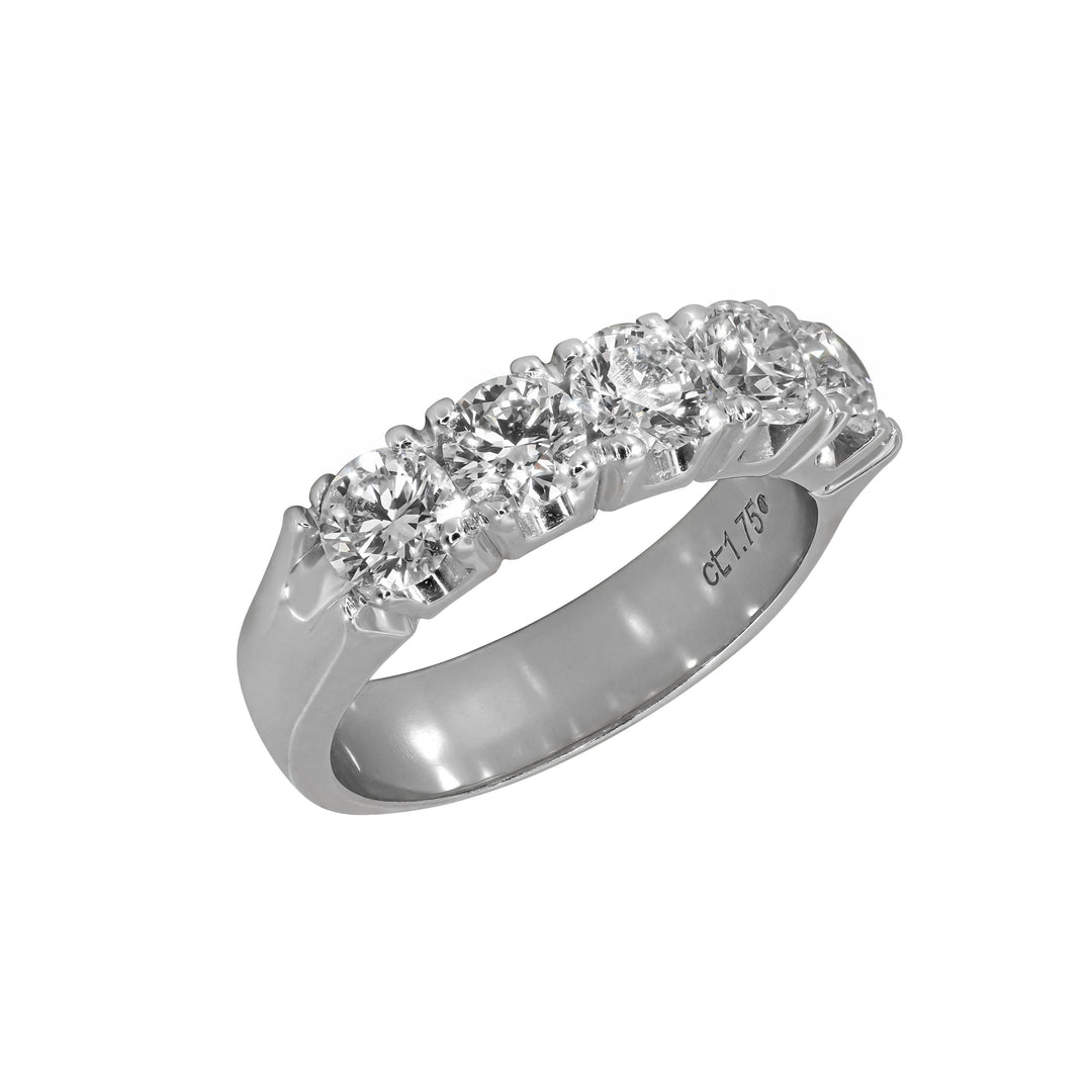 Anello Crivelli - Riviera in Oro Bianco con Diamanti 1,75 ct.