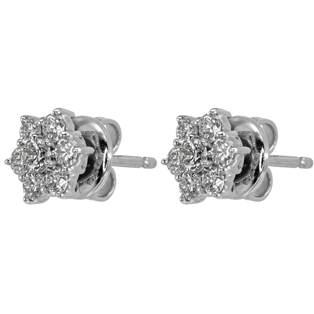 Orecchini Crivelli - Moretta in Oro Bianco con Diamanti 0,72 ct.