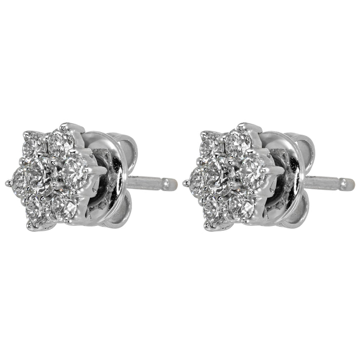 Orecchini Crivelli - Moretta in Oro Bianco con Diamanti 0,72 ct.