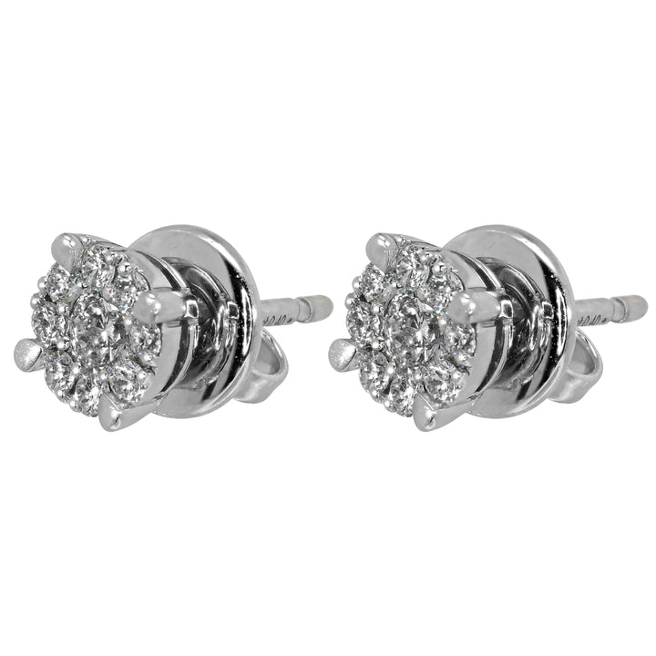 Orecchini Crivelli - Punto Luce in Oro Bianco con Diamanti 0,40 ct.
