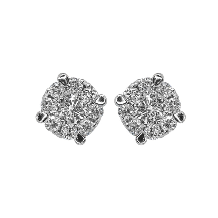Orecchini Crivelli - Punto Luce in Oro Bianco con Diamanti 0,40 ct.