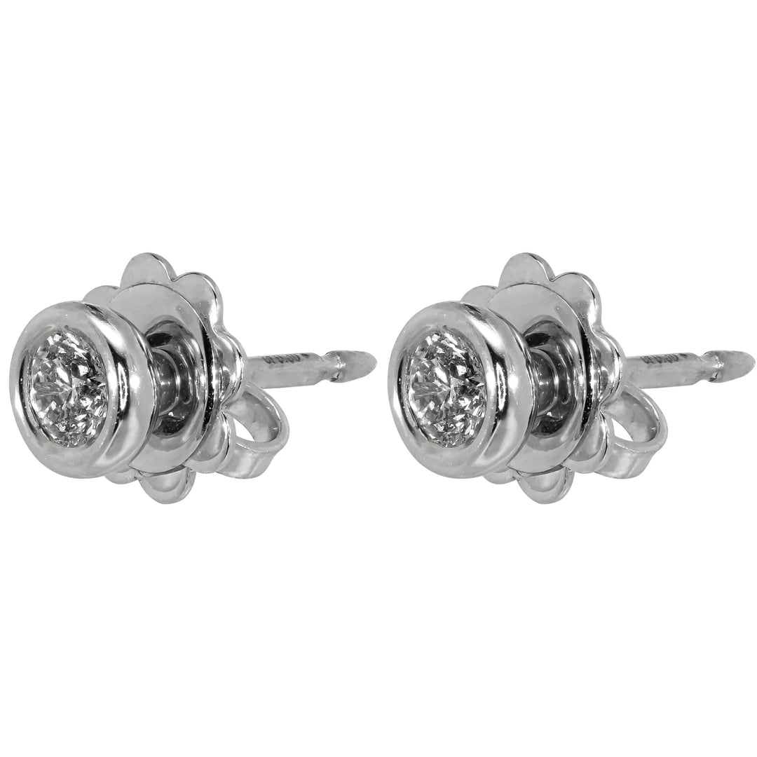 Orecchini Crivelli - Punto Luce in Oro Bianco con Diamante 0,30 ct.