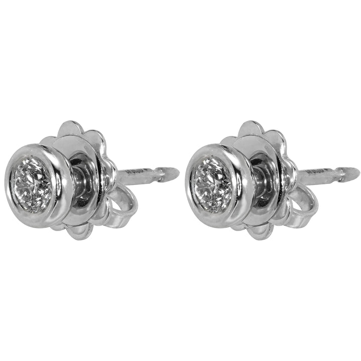 Orecchini Crivelli - Punto Luce in Oro Bianco con Diamante 0,30 ct.