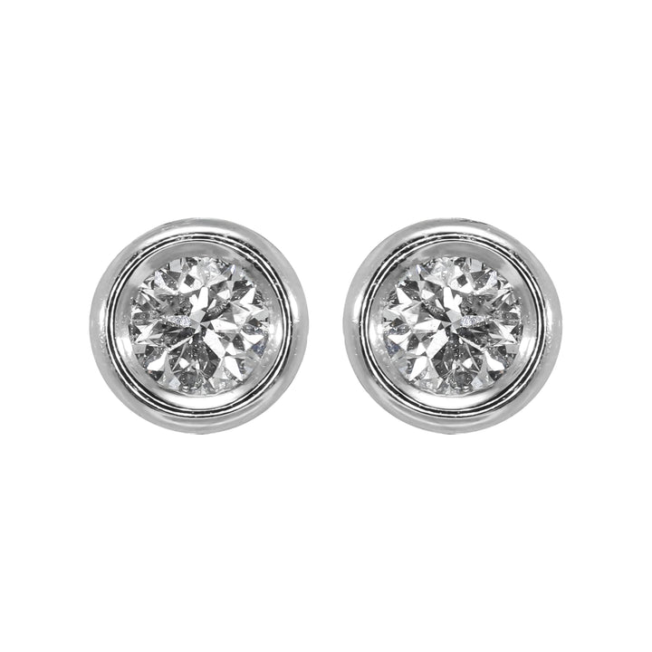 Orecchini Crivelli - Punto Luce in Oro Bianco con Diamante 0,30 ct.