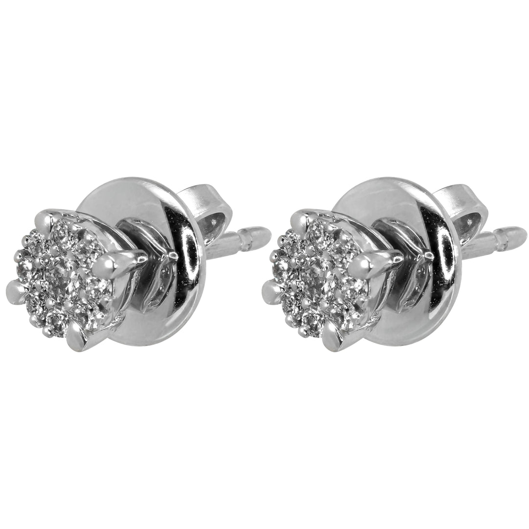 Orecchini Crivelli - Punto Luce in Oro Bianco con Diamanti 0,22 ct.