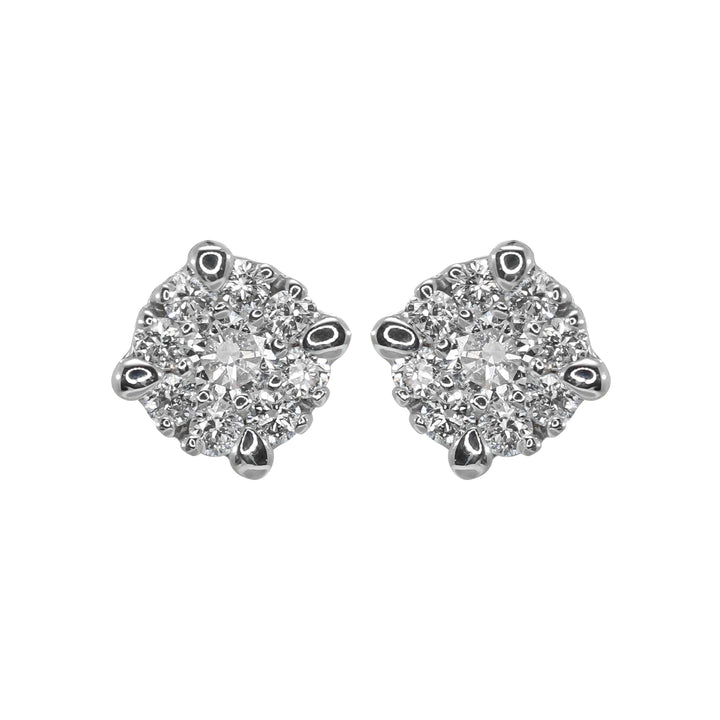 Orecchini Crivelli - Punto Luce in Oro Bianco con Diamanti 0,22 ct.
