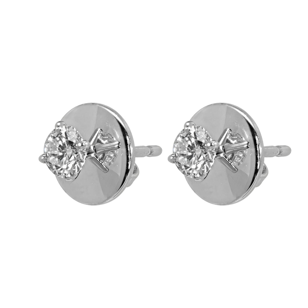 Orecchini Crivelli - Punto Luce in Oro Bianco con Diamanti 0,50 ct.