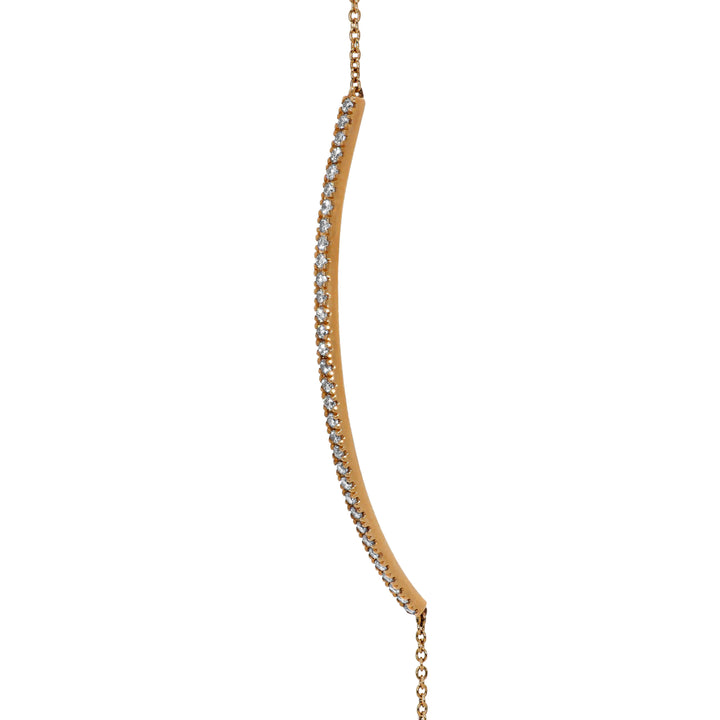 Bracciale Semirigido Crivelli - Oro Rosa e Diamanti