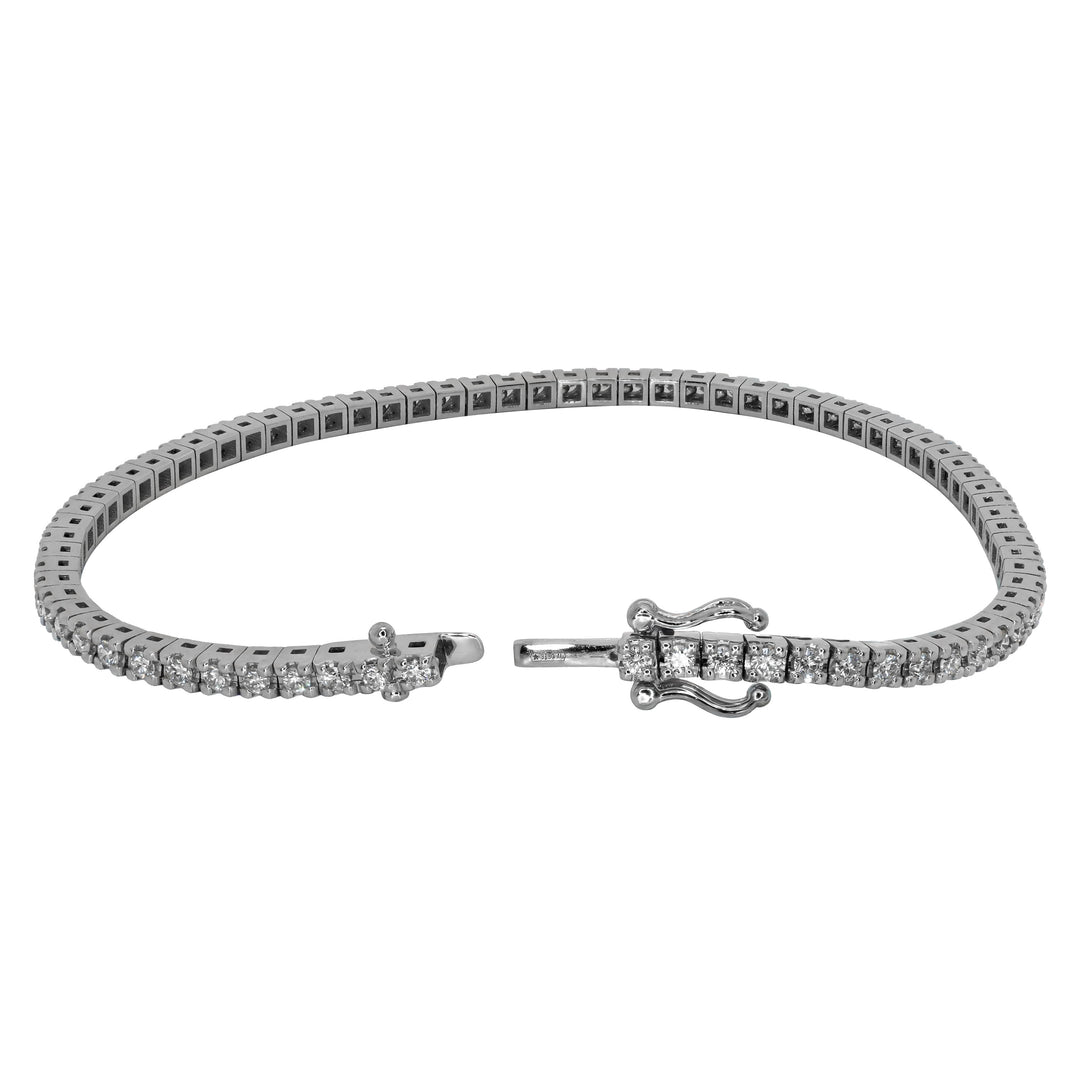 Bracciale Crivelli - Tennis in Oro Bianco con Diamanti 1,50 ct.