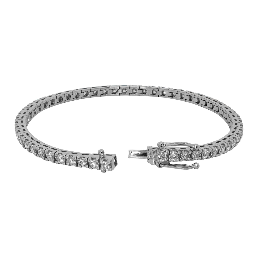 Bracciale Crivelli - Tennis in Oro Bianco con Diamanti 3,00 ct.