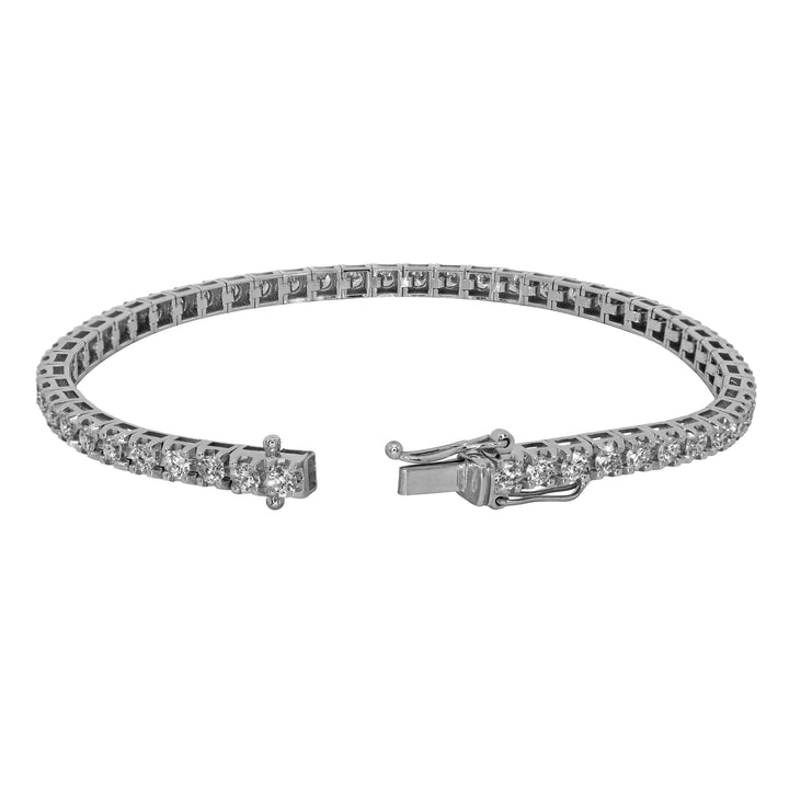 Bracciale Crivelli - Tennis in Oro Bianco con Diamanti 3,00 ct.