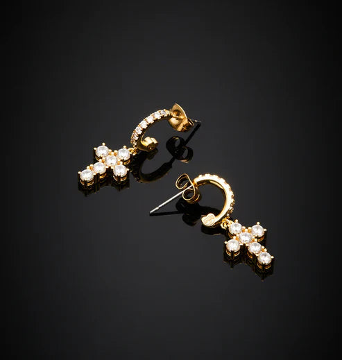 Orecchini Chiara Ferragni - Cerchio Bold Cross