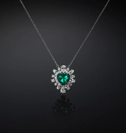 Collana Chiara Ferragni - Pendente Cuore Emerald