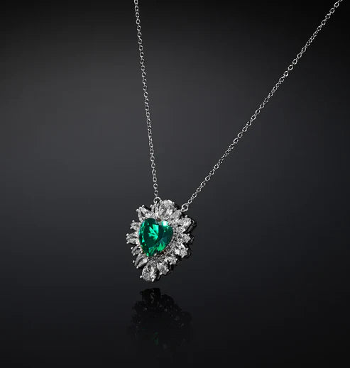 Collana Chiara Ferragni - Pendente Cuore Emerald