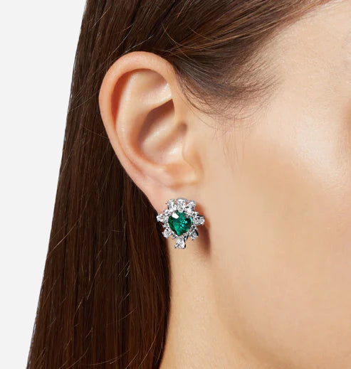 Orecchini Chiara Ferragni - Cuore Emerald
