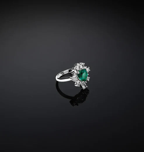 Anello Chiara Ferragni - Cuore Emerald