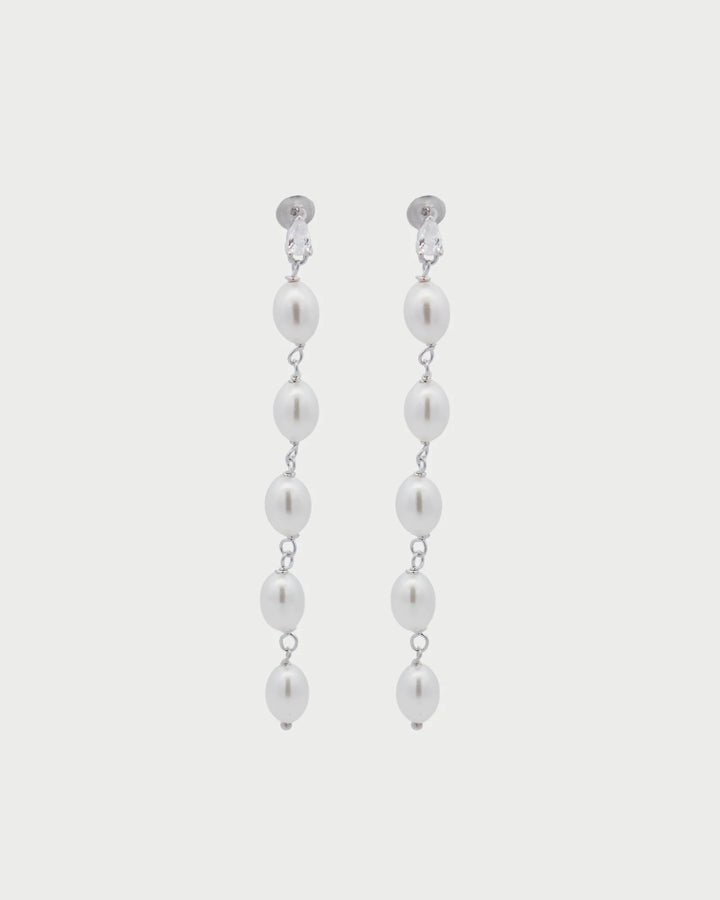 Coppia Di Orecchini Rue Des Mille - Pearl Cascade