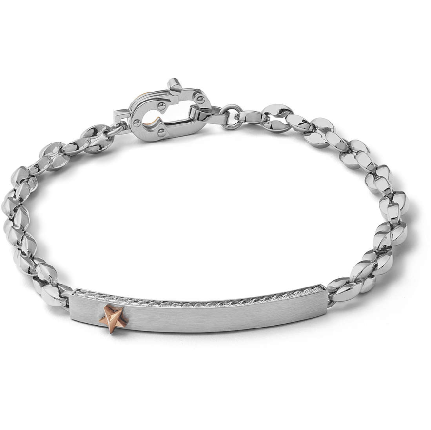 Bracciale Comete - Stella Polare in Acciaio