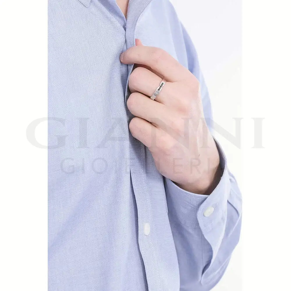 Anello Comete - Argento e Zirconi Neri - Anelli