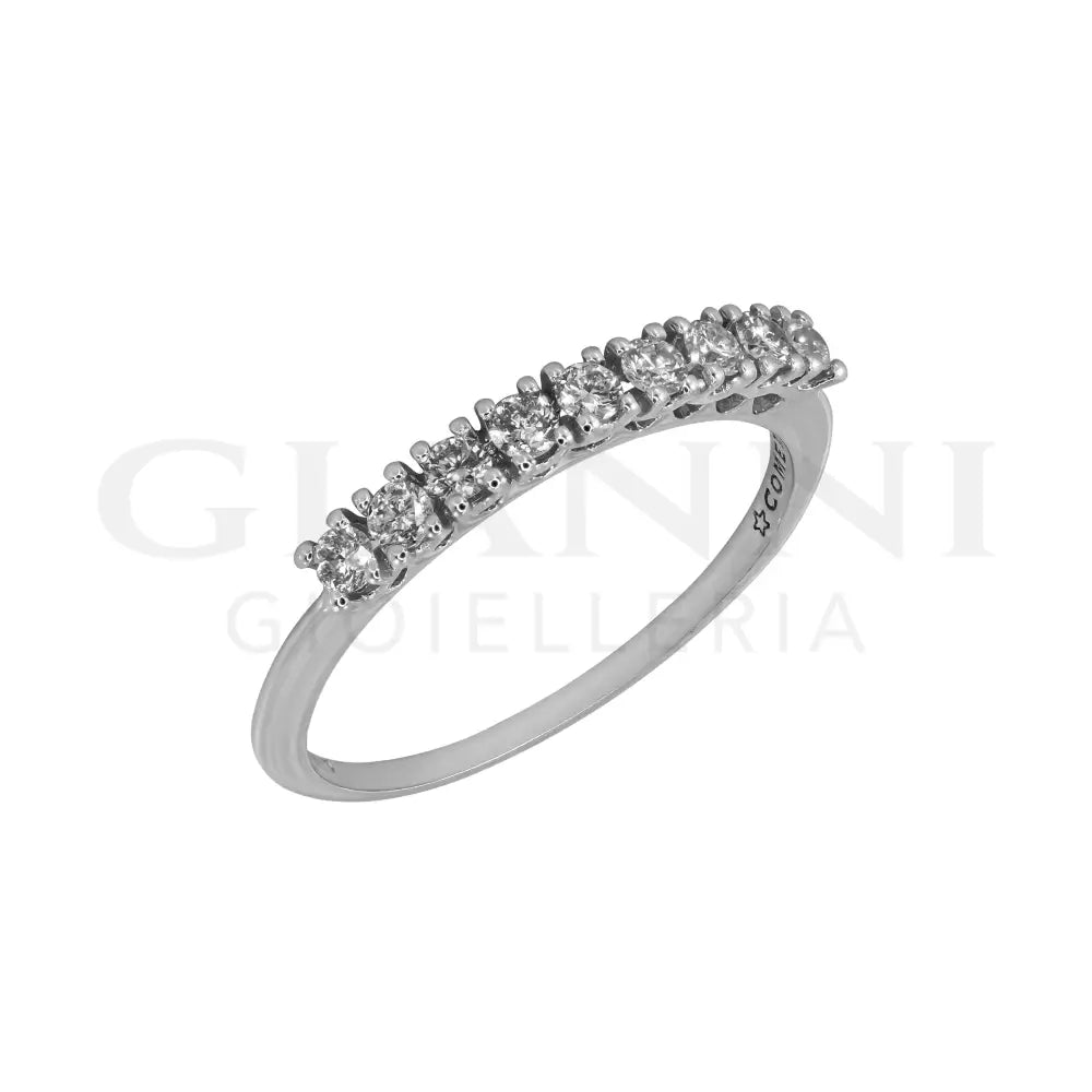 Anello COMETE - Riviera in Oro Bianco con Diamanti 0,27 ct. Anelli