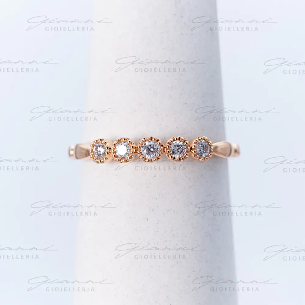 Anello Crivelli - Falangetta con diamanti Anelli