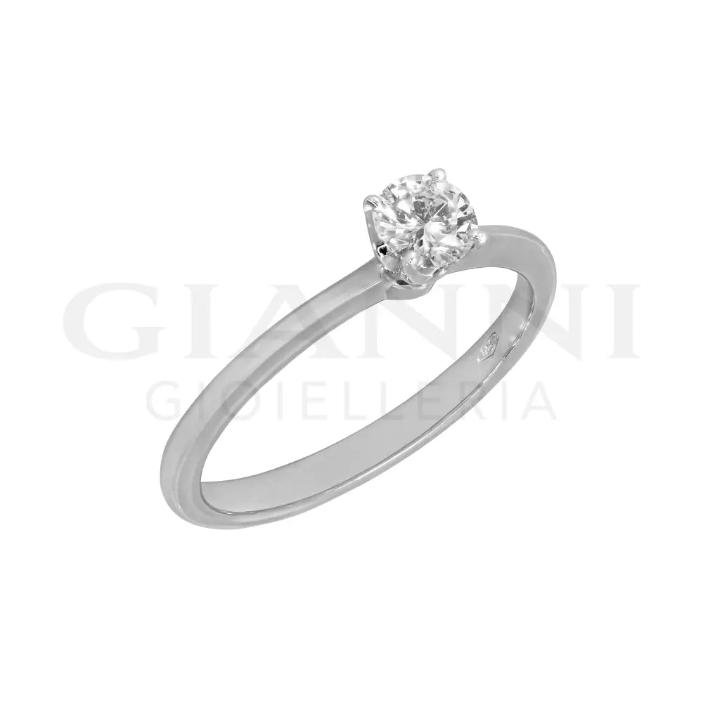 Anello Crivelli - Solitario da 0.30 ct. in Oro Bianco Anelli