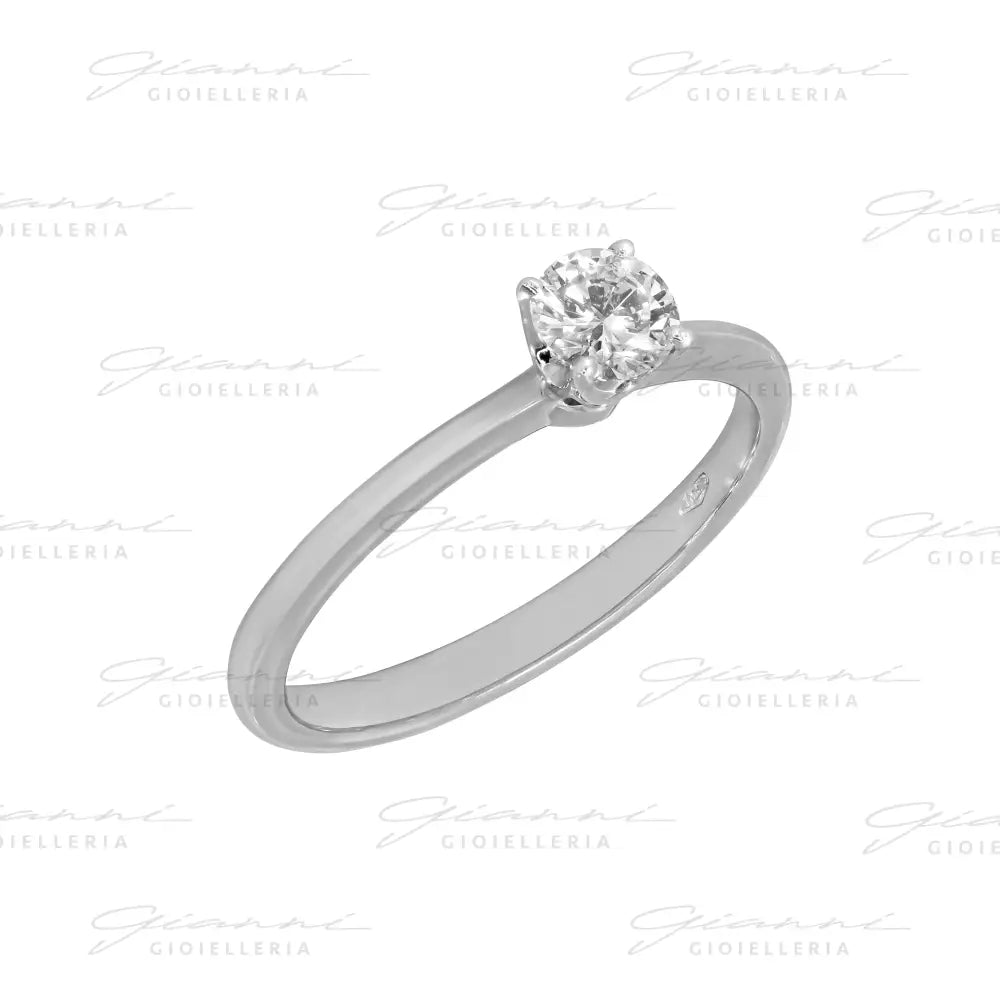 Anello Crivelli - Solitario da 0.30 ct. in Oro Bianco Anelli