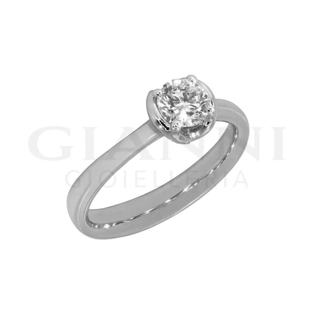Anello Crivelli - Solitario da 0.52 ct. in Oro Bianco Anelli