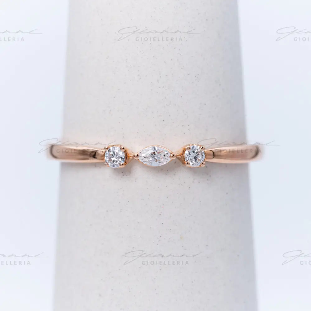Anello Crivelli - Trilogy diamanti Anelli