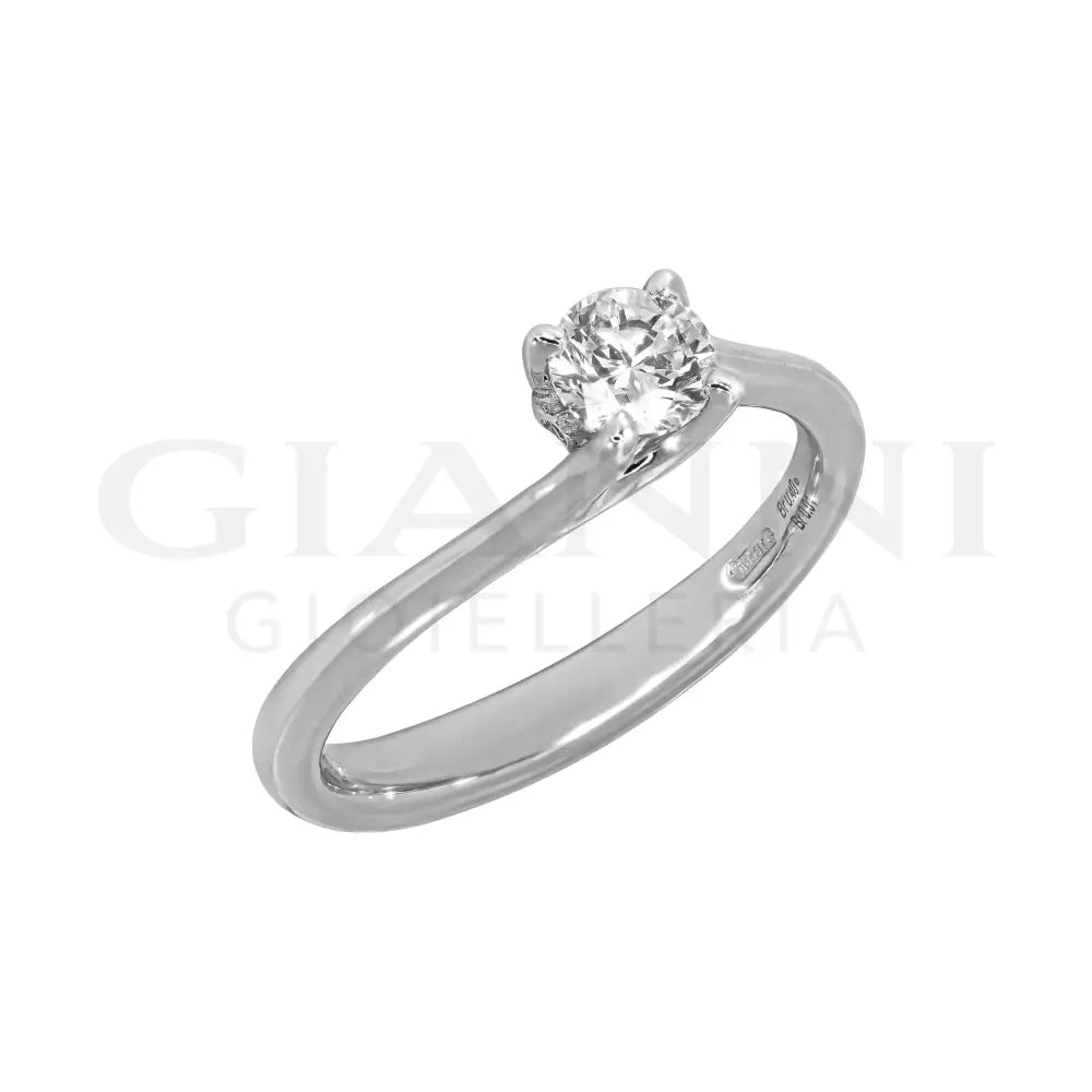 Anello Crivelli - Valentin in Oro Bianco con Diamanti Anelli