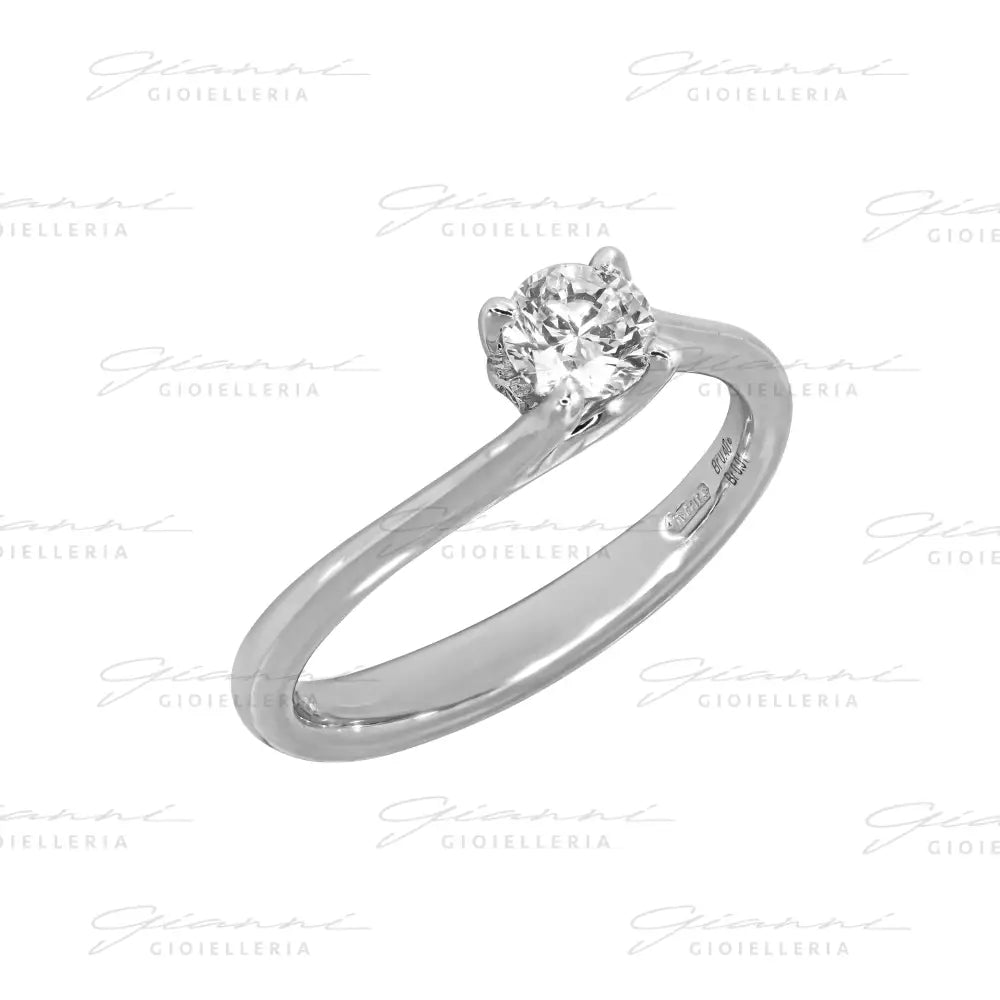 Anello Crivelli - Valentin in Oro Bianco con Diamanti Anelli