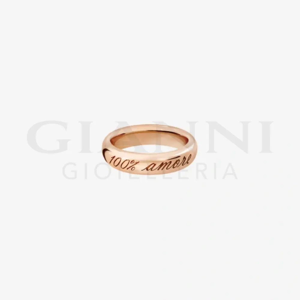 Anello DoDo - Cuore oro rosa & rubino sintetico Anelli