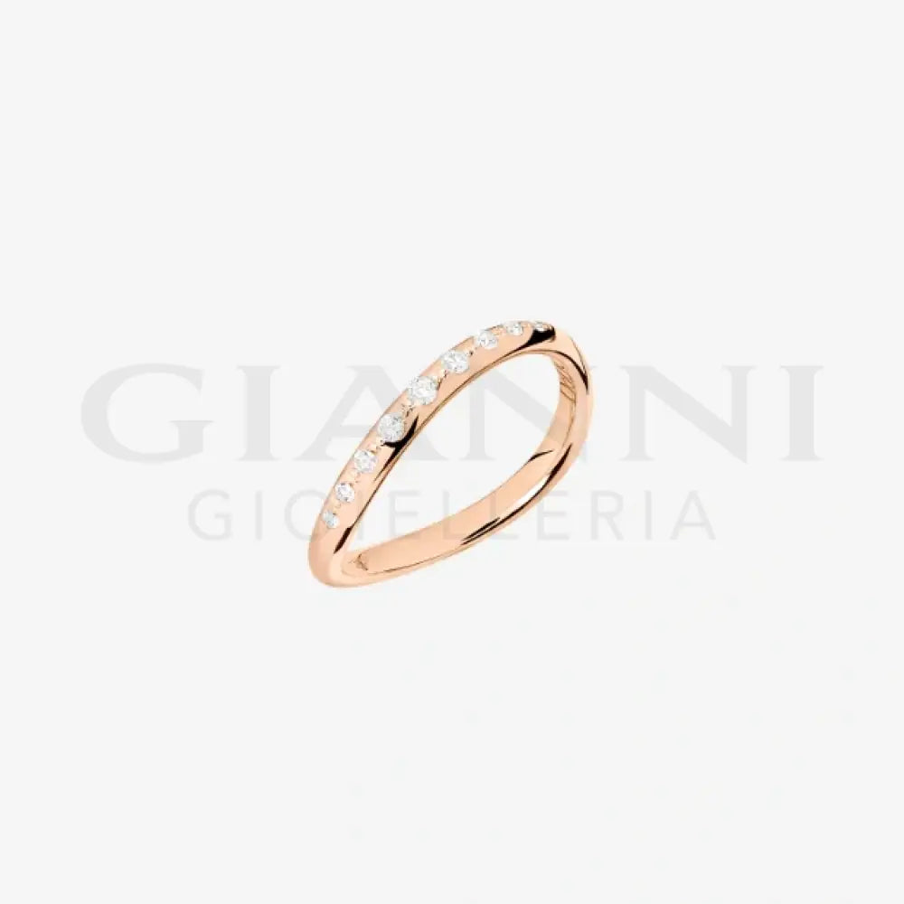 Anello DoDo - Essentials oro rosa & diamanti bianchi Anelli