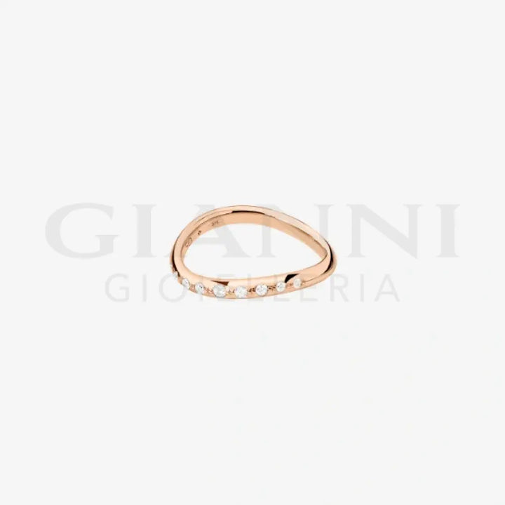 Anello DoDo - Essentials oro rosa & diamanti bianchi Anelli