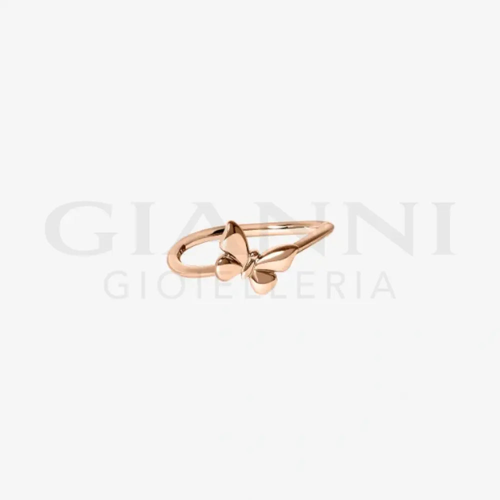 Anello DoDo - Farfalla oro rosa Anelli
