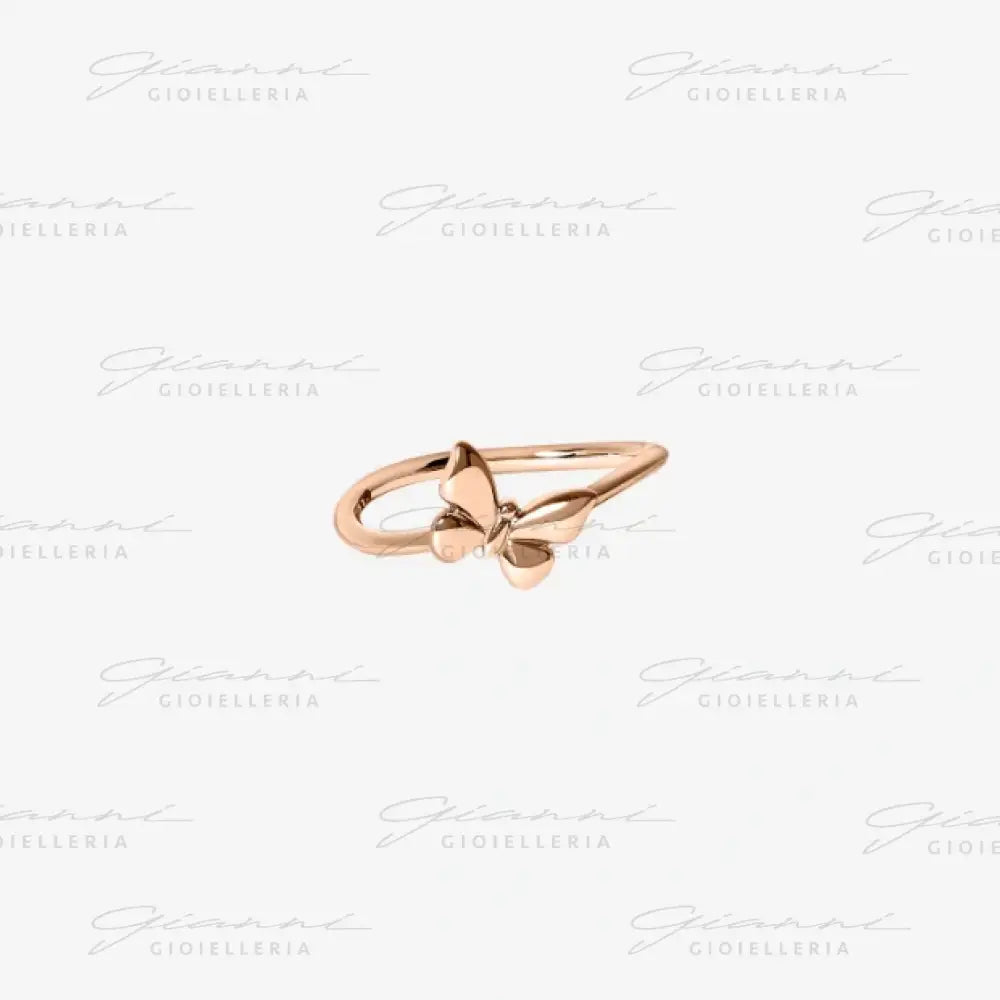 Anello DoDo - Farfalla oro rosa Anelli